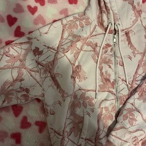 Abercrombie & Fitch Light Pink Camouflage Hoodie